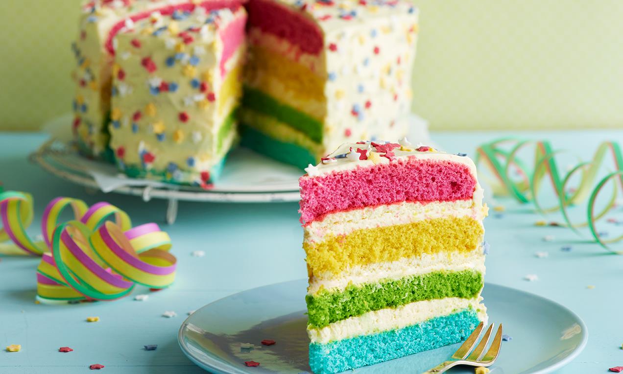 dr oetker rainbow cake pride