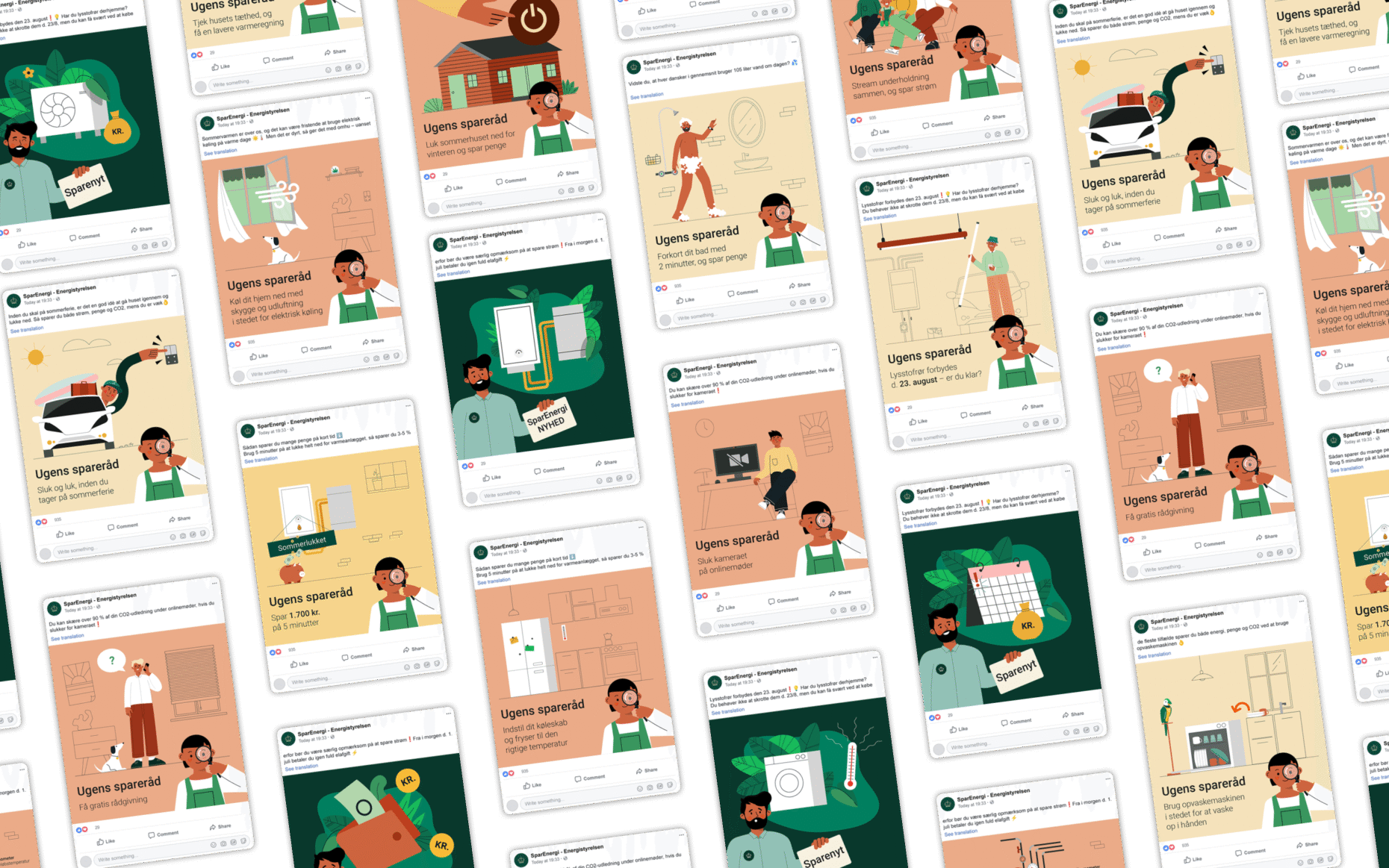 SparEnergi facebook posts